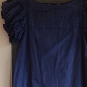 Kensie blue puff sleeve dress